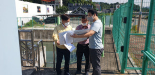 마산합포구, 배수펌프장 및 방재시설물 현장점검