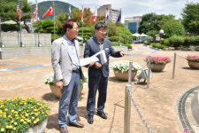 정연송 거제개발공사 사장, 현장순시 마무리
