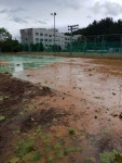 창원 대상공원 개발사업서 대학가에 토사 유출
