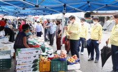 진병영 함양군수, 추석 앞두고 전통시장 찾아 소통 행보