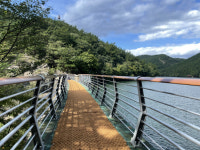 창원 봉암유원지 수원지 둘레길 야자매트 교체