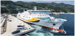 에이치해운, 울진 후포-울릉간 대형 카페리 썬플라워크루즈호 29일 취항