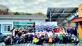 거제 장목면, 사랑의 김장나눔행사 진행