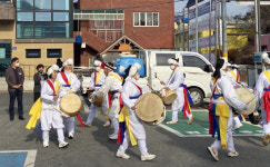 거제 동부면 주민자치회, 새해맞이 지신밟기