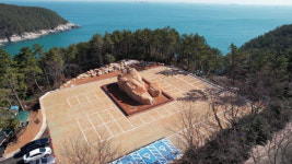 거제 능포동 양지암 공원 주차장 확장 개장