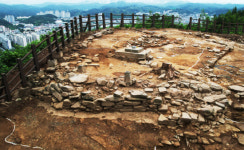 진주 망진산 봉수대 제위치 찾는다
