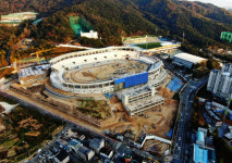 공사 중단 김해종합운동장 정상화