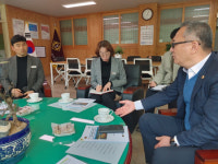 정규헌 도의원, 경남체육고등학교 방문 애로 청취