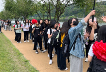 진주 삼현여중 진주 사랑 남가람 생태길 걷기