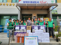 창원시 회원2동 새마을협·부녀회, 가정의 달 맞이 효 담은 간식 전달