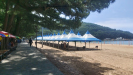 상주은모래비치 수변공원 불법 임대 말썽