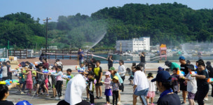 거제청년축제 워터런 능포수변공원서 성황리 마무리