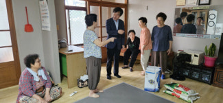 통영 도천동행정복지센터, 추석맞이 사회복지시설 방문