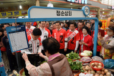 김문수 진주 유세 우주항공산업 세계 1등으로