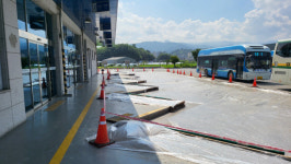 하동버스터미널 잦은 보수공사 주민 불편 호소