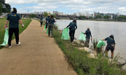 경남특전사환경관리협회, 남강 수중·수변 정화활동 진행