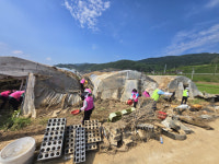 NH농협거제시지부, 산청 수해지역 피해복구 일손지원