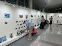 남강댐노인복지관 빛과 먹의 이야기 전시회 개최