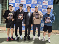 서진주공공스포츠클럽회장배 테니스  대회 한판 승부 펼쳤다
