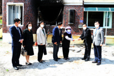울산노회 대흥교회, 산불 피해 성도 가정에 성금 전달