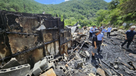 생명샘교회, 화재로 예배당·사택 전소