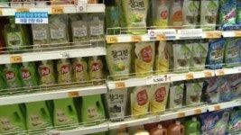 [종합뉴스]강산성 수입 주방 세제, 산성 들통나자 전량 회수