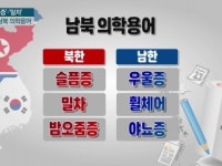 '슬픔증'·'밀차'…분단의 시간만큼 달라진 남북 의학용어