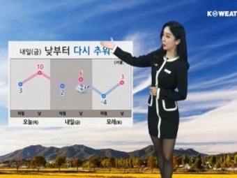 오늘(목) 추위 누그러져…강원영동북부·제주 비