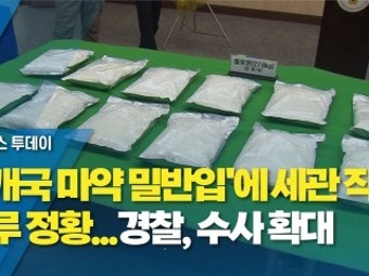 '3개국 마약 밀반입'에 세관 직원 연루 정황...경찰, 수사 확대