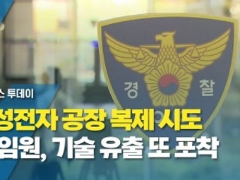 삼성전자 공장 복제 시도 전 임원, 기술 유출 또 포착