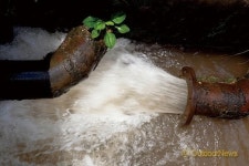 수로 위 걸으며 마음 힐링 약수 물 마시고 몸도 힐링