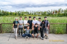 처음 해본 노르딕워킹, 후배들도 배우면 좋겠어요