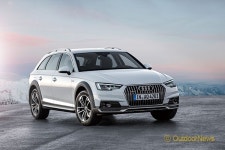 스키점프대 오르는 車…아우디, A4 올로드 콰트로