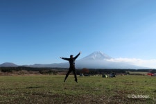 후지산이 보이는 시즈오카 캠핑장