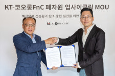 KT, 코오롱FnC와 폐작업복 활용 업사이클링 굿즈 제작