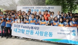 DGB금융 패밀리 봉사단, 안동 자매결연마을 봉사