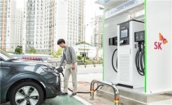 SK에너지, 주유소에 태양광 발전·전기차 충전 도입