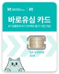 KT, 알뜰폰 공용 바로유심 출시…이마트24에서 간편 구매