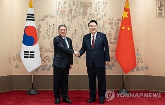尹대통령, 리창 中총리와 회담…