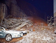 광주 아파트 옹벽 붕괴, 복잡한 현장 속 입주민들 초등학교로 이동