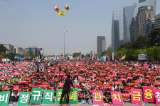 한국노총 근로조건 개악 중단하라[포토]