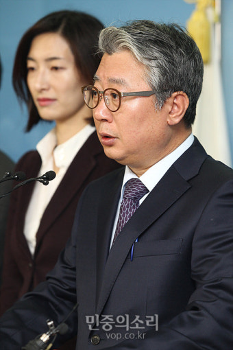 출마 선언하는 조응천[포토]
