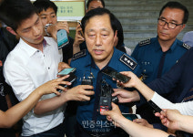 구의역 사고현장 찾은 서울청장[포토]