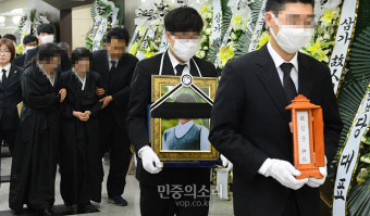 구의역 사고 희생자 발인 엄수 “가지마, 우리아들” 유가족 오열