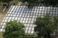 삭발 준비 중인 성밖숲[포토]