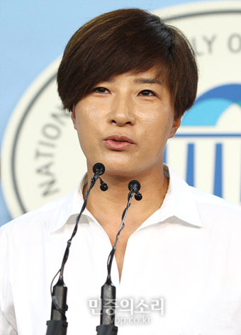 국회에서 기자회견하는 박세리[포토]