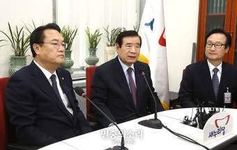 정진석 예방한 한광옥 청와대 신임 비서실장[포토]