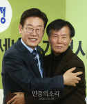 전세버스 협동조합 지지 받은 이재명[포토]