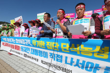 6일째 단식 중인 학교비정규직노동자들[포토]