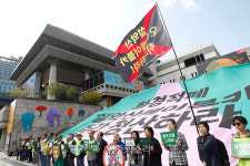 환경적폐 설악산 케이블카 청산하라[포토]